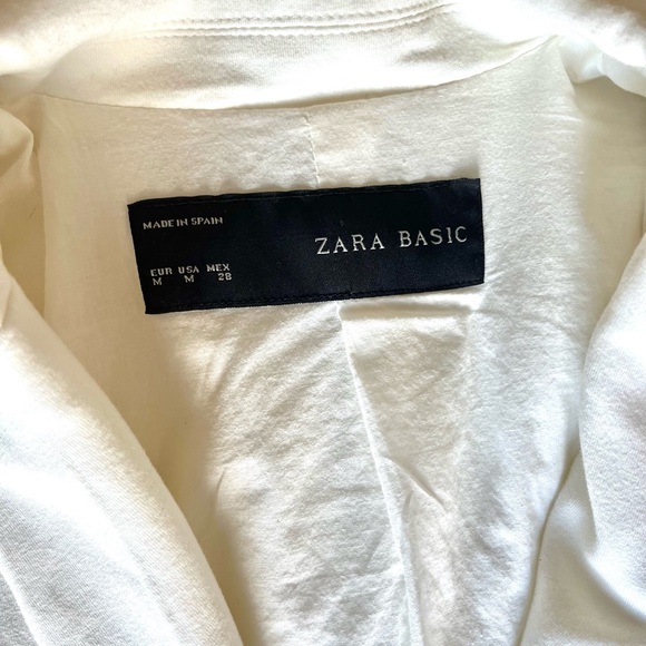 Zara Basic White Blazer - Picture 5 of 6